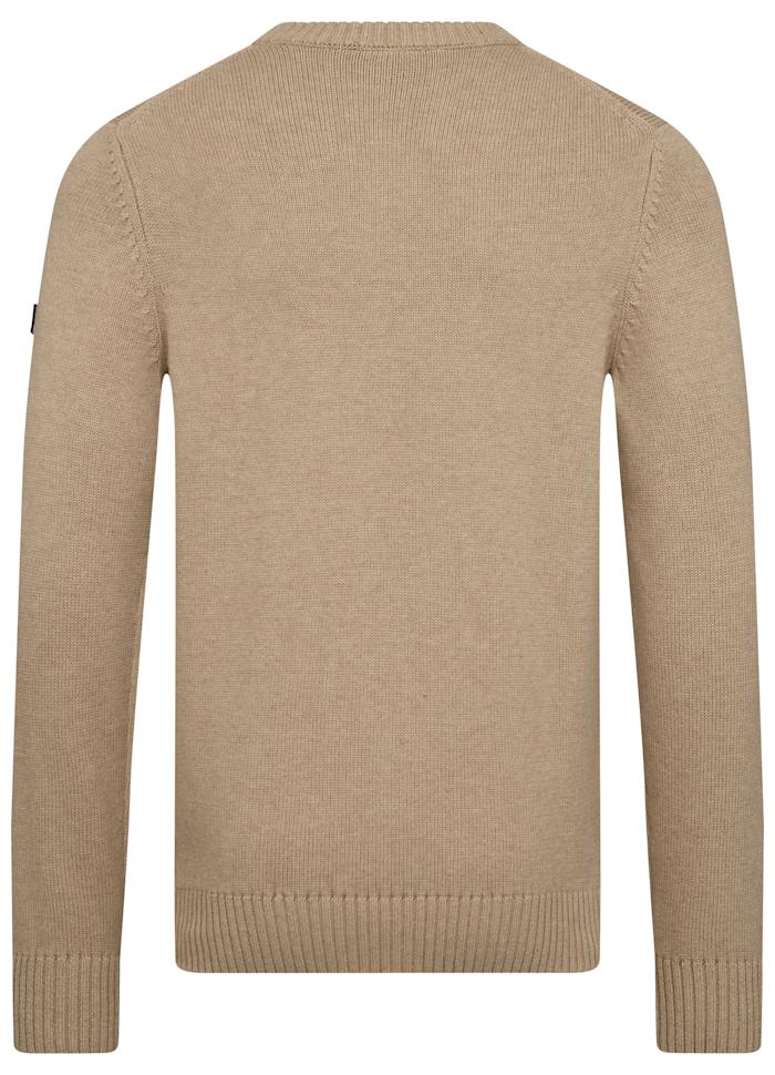 Bruun & Stengade Strik & Sweat 2502-04005-sand_S - Bygholm Menswear